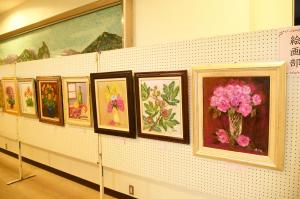 絵画部の展示です