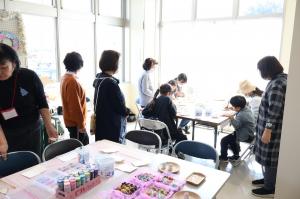 中部ふれあいまつり、水彩画体験コーナー