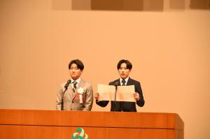 新成人から決意の言葉