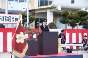 保坂市長の挨拶の様子