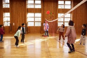 風船バレーの始まりです