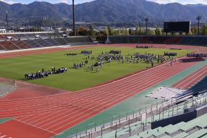 閉会式後の様子