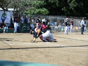 気迫のクロスプレー