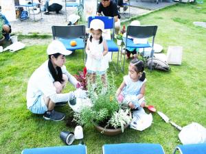 家族で植えていきます