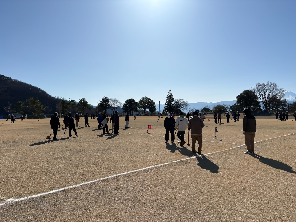 グラウンドゴルフ大会の様子