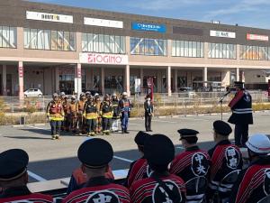 春季全国火災予防運動に伴う総合消防訓練の写真