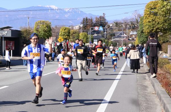 親子ランナーの写真