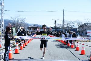 1位でフィニッシュ