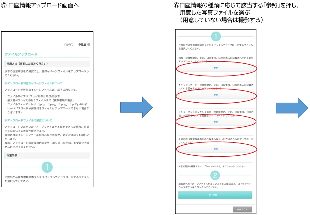 オンライン手続きの画像イメージ3