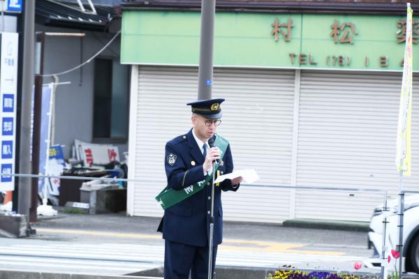甲斐警察署長挨拶
