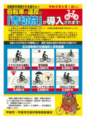 交通啓発ポスター