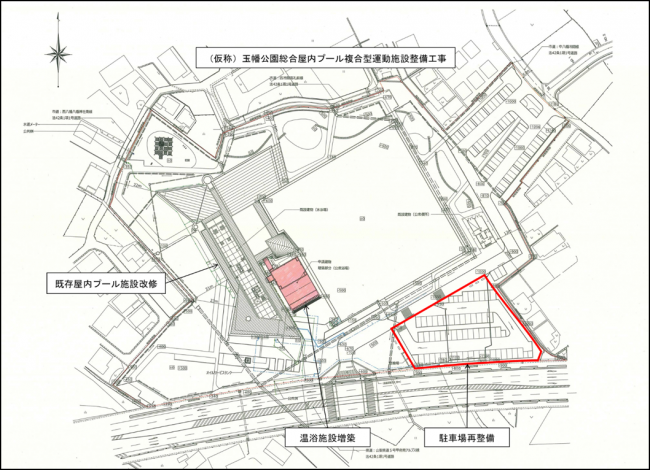 玉幡公園平面図(案)