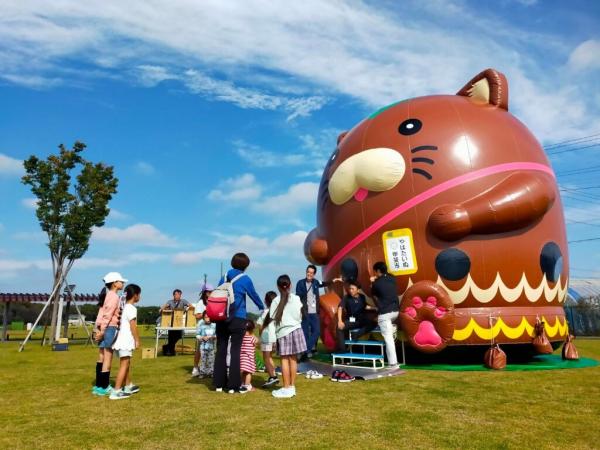 エアドームやはたいぬ写真