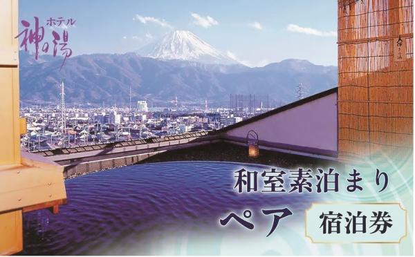 平日限定神の湯温泉和室素泊まりペア宿泊券