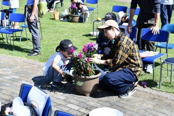 寄せ植え教室6