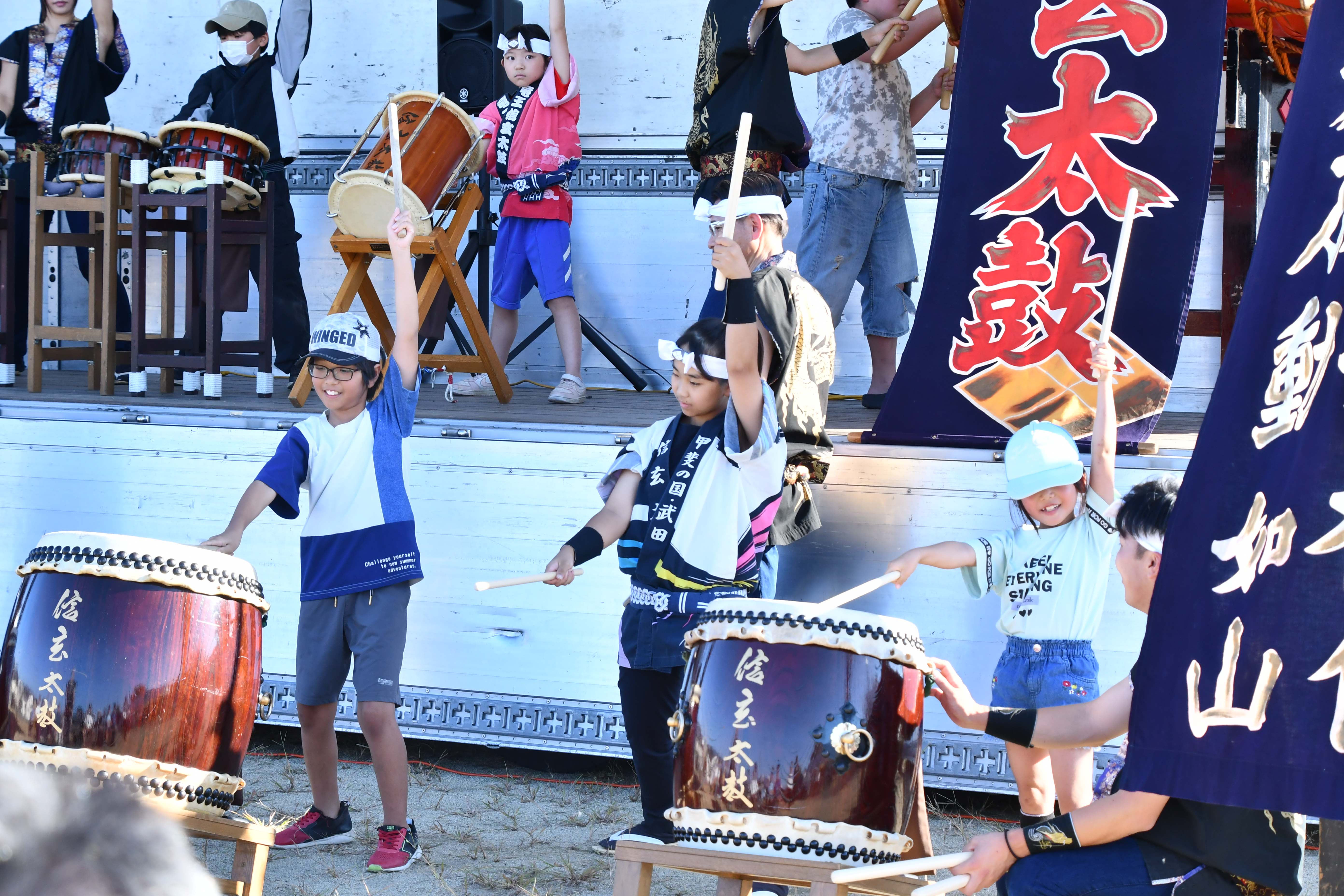 太鼓演奏体験