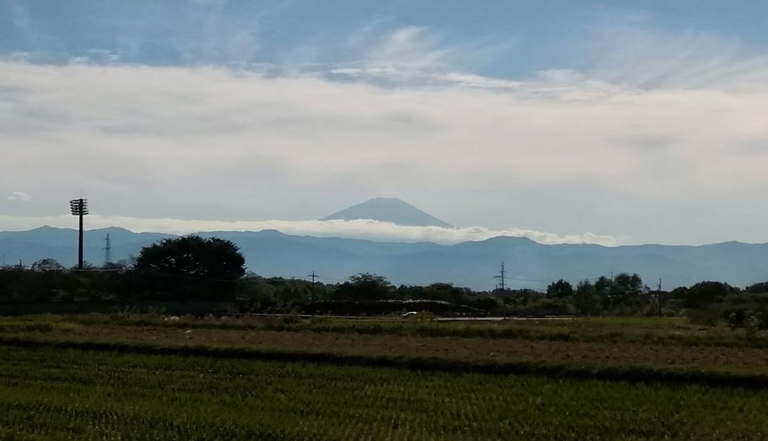 市営温泉百楽泉から望む富士